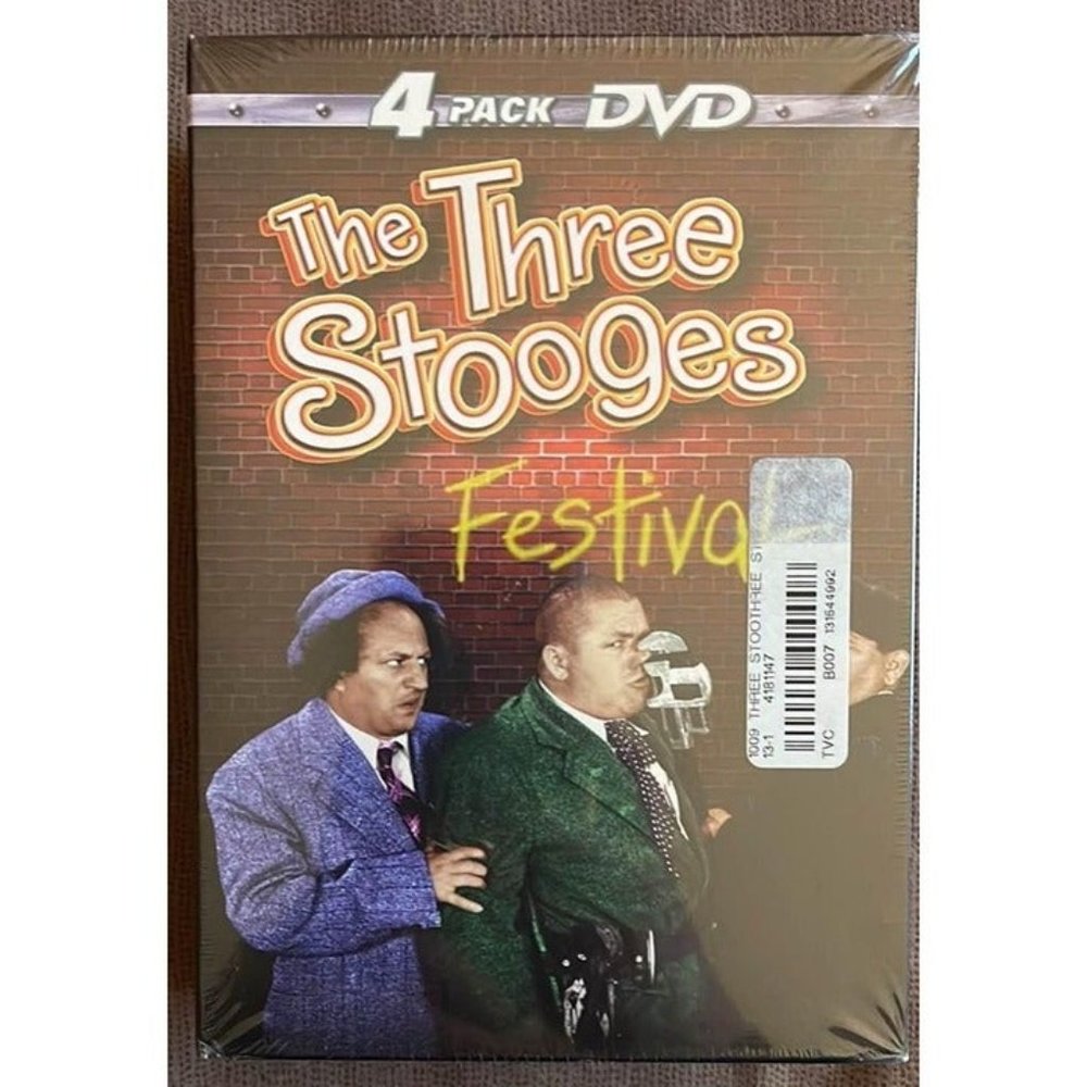 The Three Stooges Festival (DVD, 2000, 4-Disc Set) - New